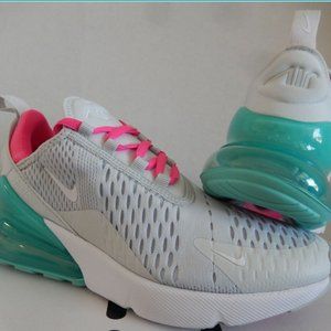 Nike Womens AIR MAX 270 - Pink and Green